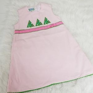 Little Threads 6 boutique Christmas tree dress